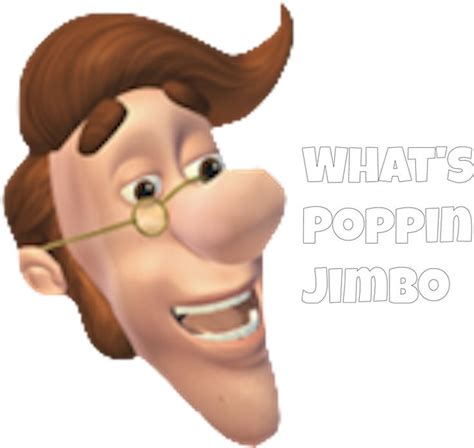 Whats Poppin Jimbo Meme Sticker By Freshmemes Stupid Memes Stupid