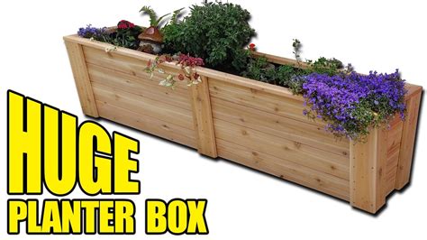 How To Build A Planter Box Free Plans Youtube