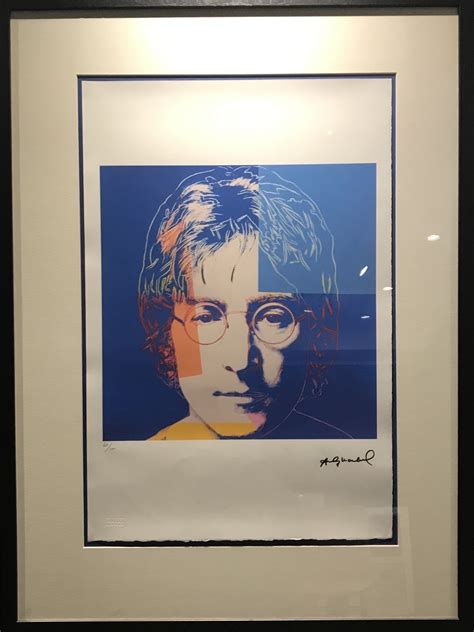 John Lennon By Andy Warhol Limited Edition Print Bhpcollectibles