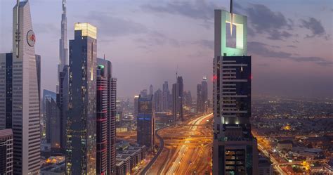 Uae City Of Dubai Lights 4k Ultra Hd Wallpaper