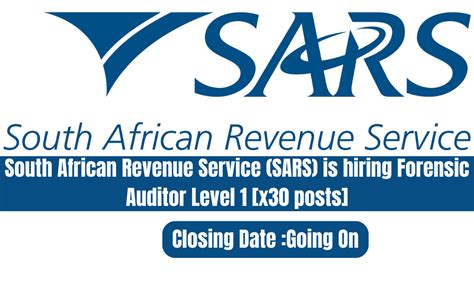 South African Revenue Service Sars Is Hiring Forensic Auditor Level 1