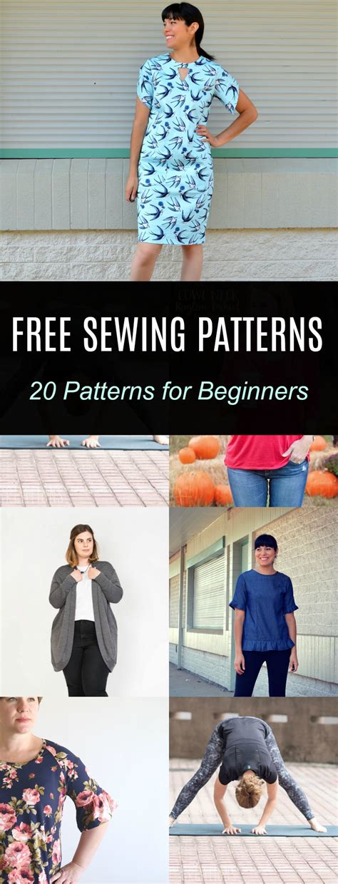 Sewing pattern for people who prefer digital / downloadable patterns. FREE PATTERN ALERT: 20 Sewing patterns for Beginners | On the Cutting Floor: Printable pdf ...