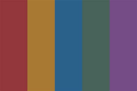 Muted Jewel Tones Color Palette