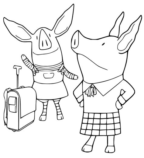 Olivia The Pig Coloring Pages Home Design Ideas