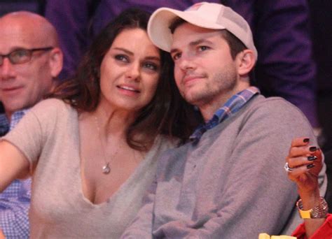 Mila Kunis And Ashton Kutcher Show The Passion Is Still Alive At Lakers Game Irish Mirror Online
