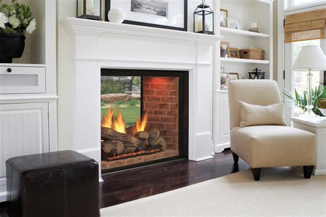 Live With What You Love Delightful See Through Fireplace Designs