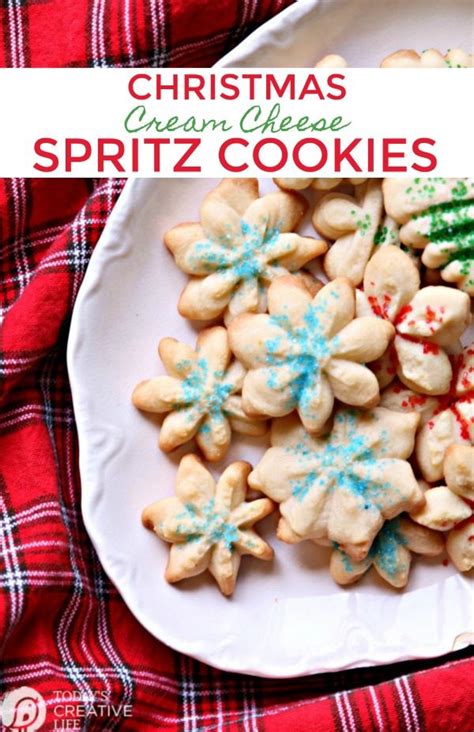Cream Cheese Spritz Cookie Recipe Todays Creative Life