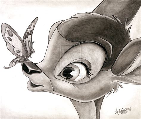 Bambi By Anthony Woods On Deviantart Disney Zeichnungen Disney