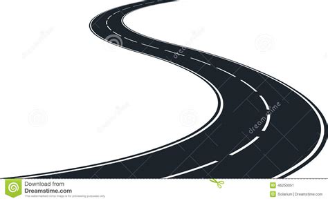 Clipart Winding Road