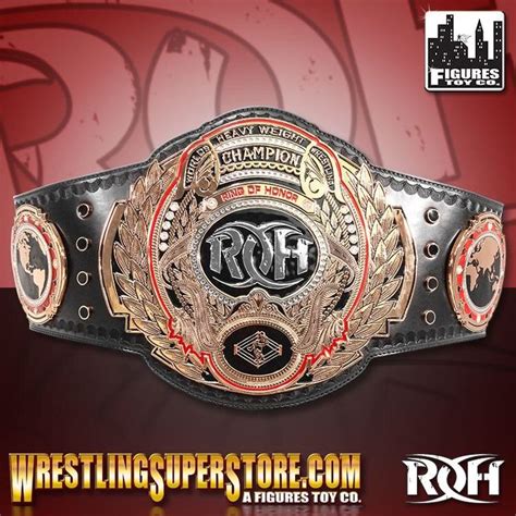 Roh Title Belt Ring Of Honor Japan Pro Wrestling World Heavyweight