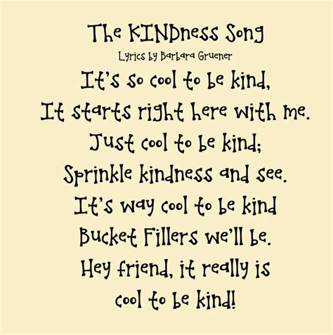 Kindness Poems