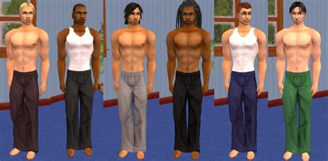 Mod The Sims Lagaz Bodybuilder Muscle Guy Clothing Re