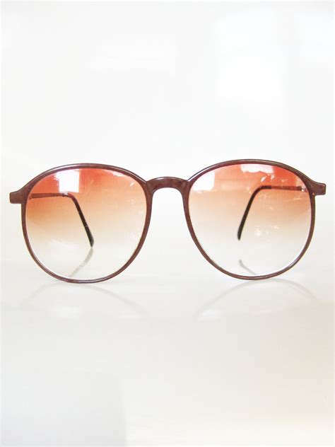 Vintage Geek Chic Sunglasses 1980s Glasses Round By Oliverandalexa