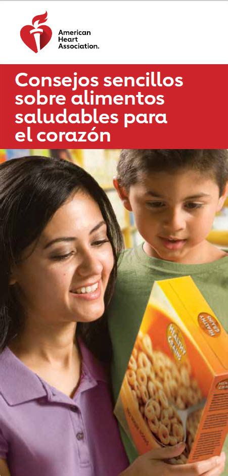 Easy Food Tips For Heart Healthy Eating Brochure Spanish American