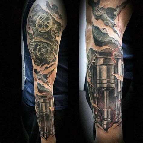 Top 47 Mechanical Tattoo Ideas 2021 Inspiration Guide Biomechanical