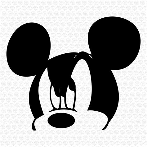 Mickey Mouse Head Angry Svg Mickey Face Svg Minnie Face Svg Download