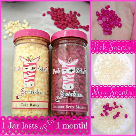 Pink Zebra Sprinkle Recipe Only 8 Per Jar Use In Your Wax Warmer As