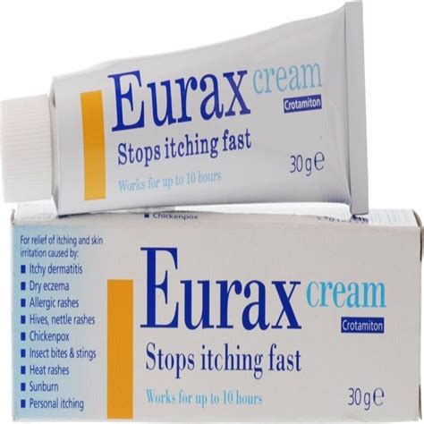 Buy Eurax Cream Itchy And Irritated Skin Relief 30g Dock Pharmacy