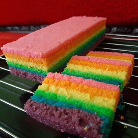 Tips Membuat Rainbow Cake Kukus Anti Gagal Beritalima