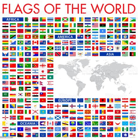 All World Flags Vector Icon Set Stock Illustration Download Image Now