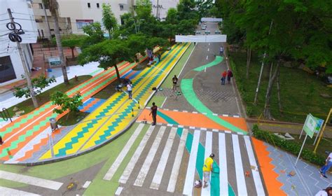 Urbanismo Táctico La Colorida Apuesta De Movilidad En La Avenida
