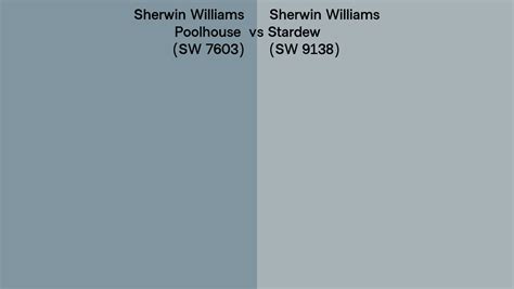 Sherwin Williams Poolhouse Vs Stardew Side By Side Comparison