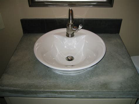 Custom Bathroom Sink Countertop Concrete Creations Nwa