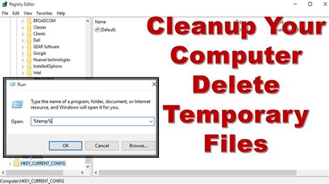 How To Cleanup Your Computer Delete Temporary Files Youtube