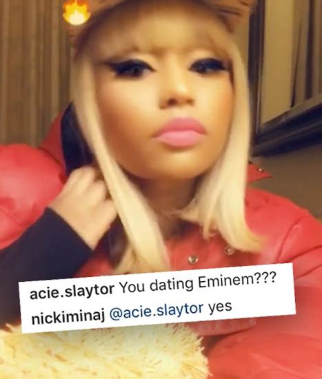 Nicki Minaj Sparks Eminem Dating Rumors