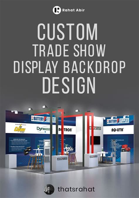 Thatsrahat I Will Design Eye Catching Trade Show Booth Backdrop Or Pop