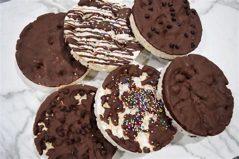 Chocolate Coated Rice Cakes — Fit Foodie Le
