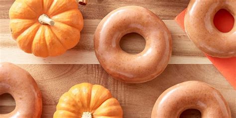 Krispy Kreme Has Brought Back Its Pumpkin Spice Original Glazed Donut
