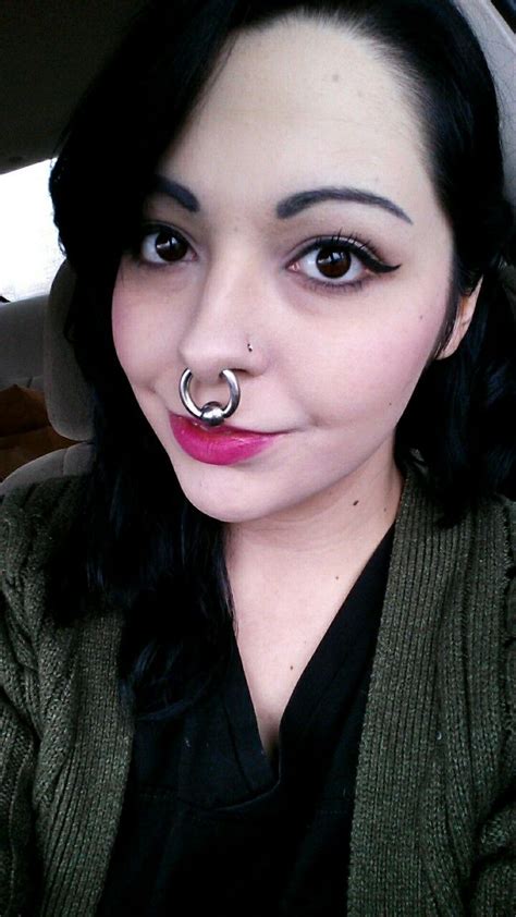Women With Huge Septums Photo Piercings For Girls Nose Piercing