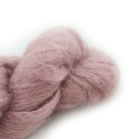 Cowgirlblues Fluffy Mohair Solid 25 Faded Rose Yarn On
