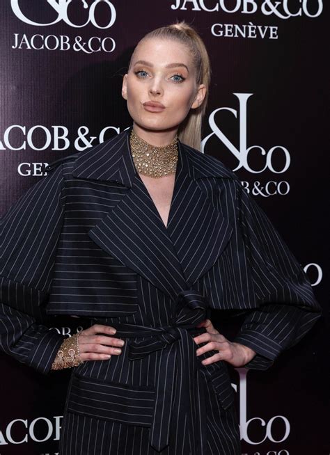 For all i know this elsa hosk is that alter ego and our worlds are crossing over. ELSA HOSK at Jacob & Co. Flagship Store Re-opening in New York 04/26/2018 - HawtCelebs