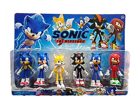 Set X Figuras Mu Ecos Sonic Tails Cm Juguete Colecci N Mercado Libre