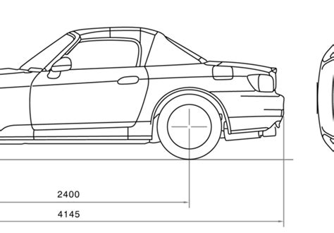 Honda S2000 2006 Honda Drawings Dimensions Pictures Of The Car