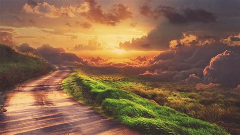 Road Sunset Wallpapers Hd Desktop And Mobile Backgrounds