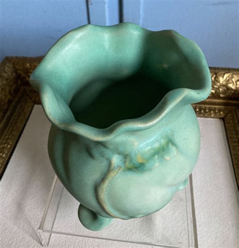 Vintage Scenic Weller Pottery Vase S Etsy