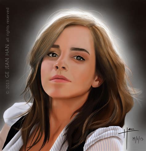 Emma Watson Digital Painting By Jhbanx On Deviantart