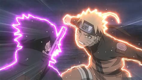 Curse Mark Sasuke Vs Sage Mode Naruto Full Fight
