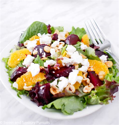 Roasted Beet And Orange Salad With Citrus Vinaigrette Sweet And