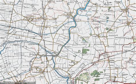 Historic Ordnance Survey Map Of Gunthorpe 1923