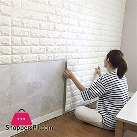 3d stereoskopische tapeten fototapete weiß, fußboden und die architektur. Buy Pvc 3D Foam Brick Wall Panel 77 x 70 CM 1 - Pcs at ...