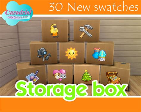 Sims 4 Boxes Cc Moving Boxes Shoe Boxes And More Fandomspot