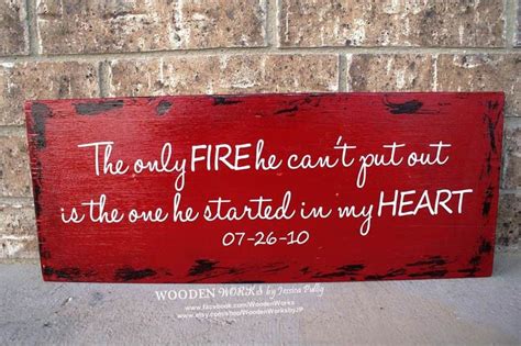 Firefighter Wife Custom Wood Sign 18x8 Wxh Or By Woodenworksbyjp 16