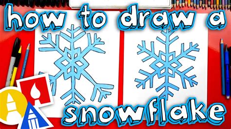 How To Draw A Snowflake How To Draw Christmas Art For