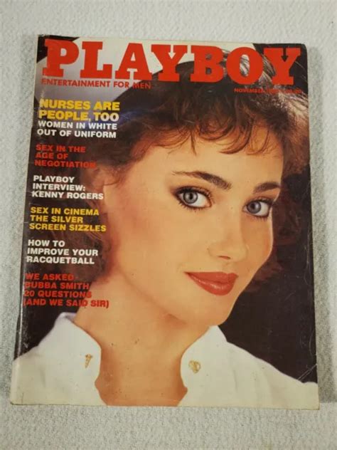 PLAYBOY MAGAZINE BACK Issue November 1983 Playmate Veronica Gamba Nude