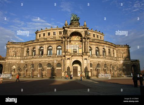 The Semper Opera House In Dresden Germany Saxony Dresden Stock Photo