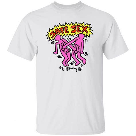 safe sex keith haring 86 shirt support lgbt harry styles ellieshirt